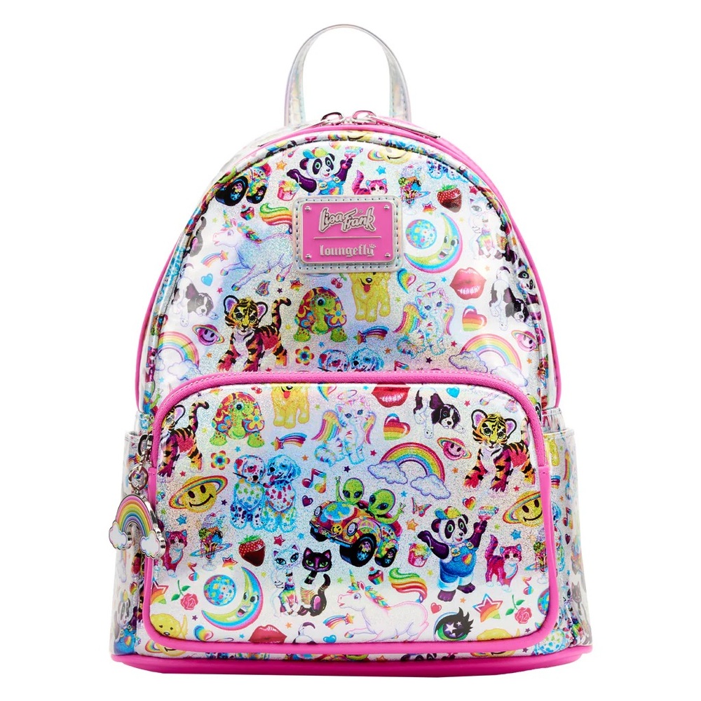 Loungefly Lisa Frank AOP Iridescent Backpack